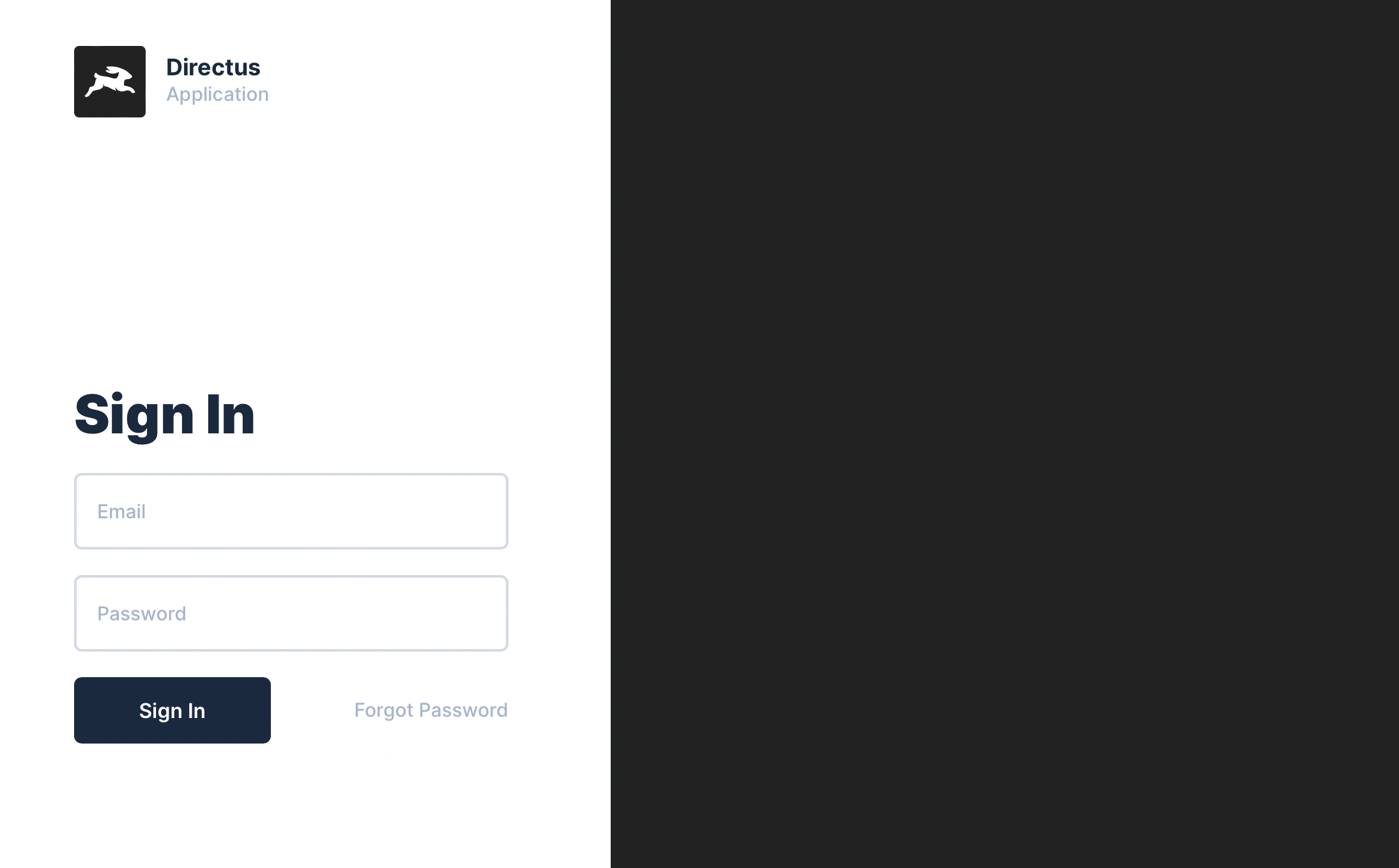 Example of local login