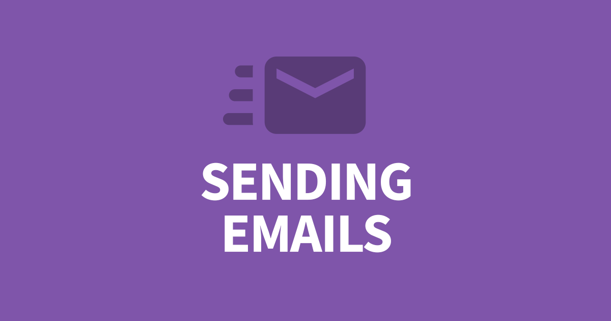 Sending Emails
