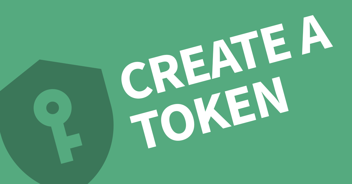How to create an API Authentication Token