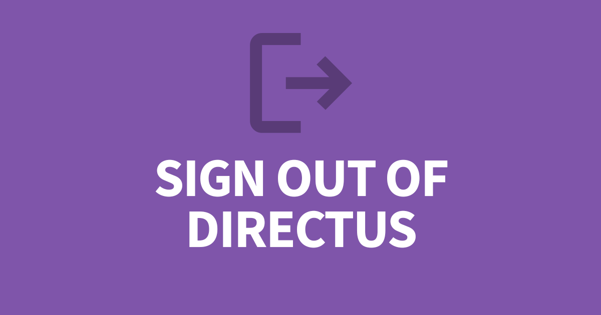Sign Out of Directus