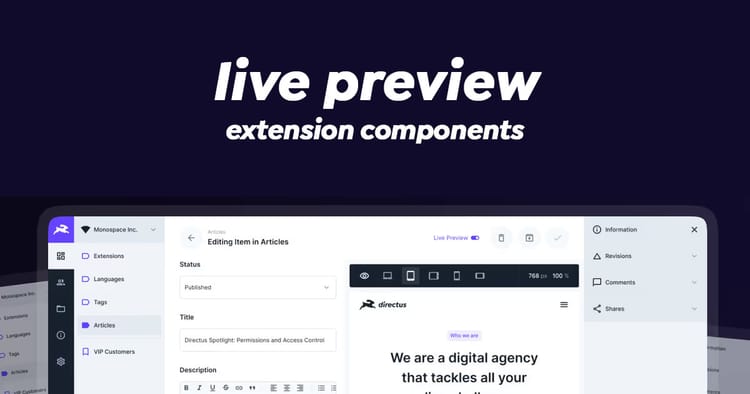 Live Preview Component