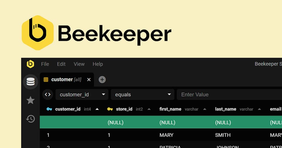 Using Beekeeper Studio with Directus