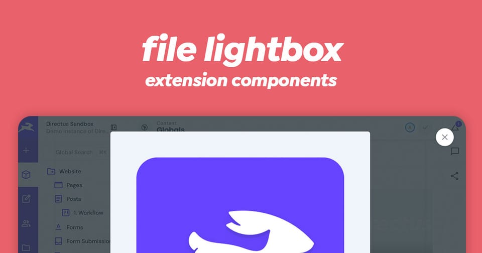 File Lightbox Component
